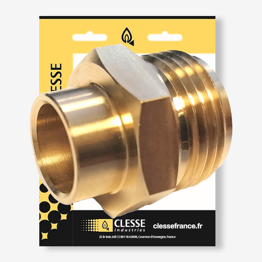 Mamelon à braser Type P51 sortie 12 Brochable