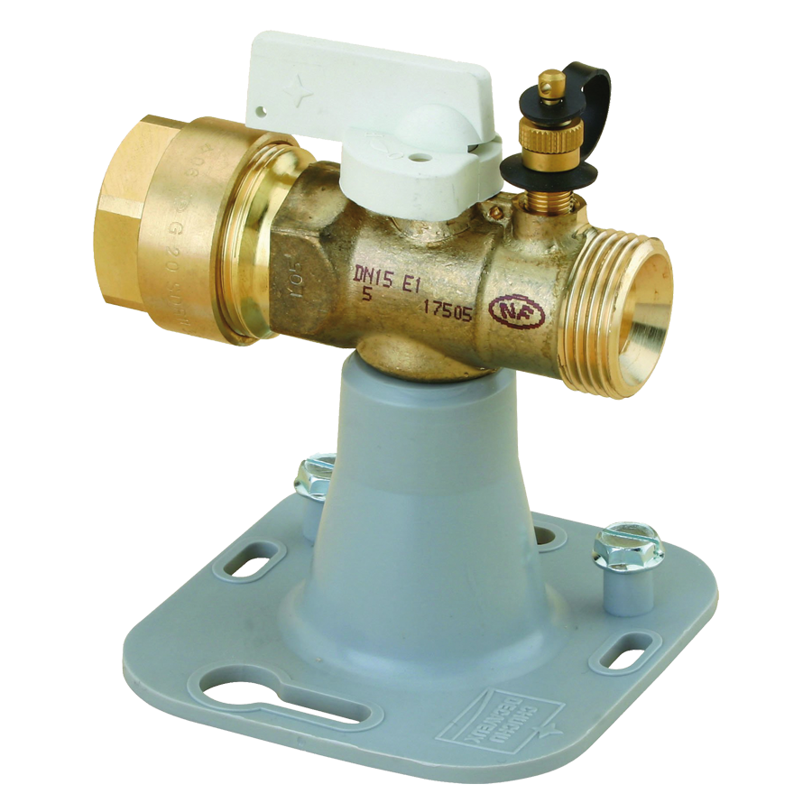 Robinet 1/4 de tour tournant sphérique type E1 – calibre 15