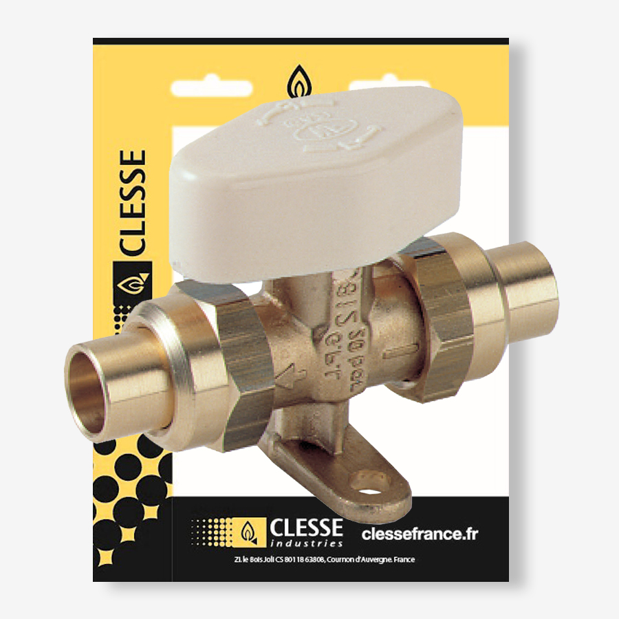 Vanne 812 1/4 de tour M. M20x1,5 brochable