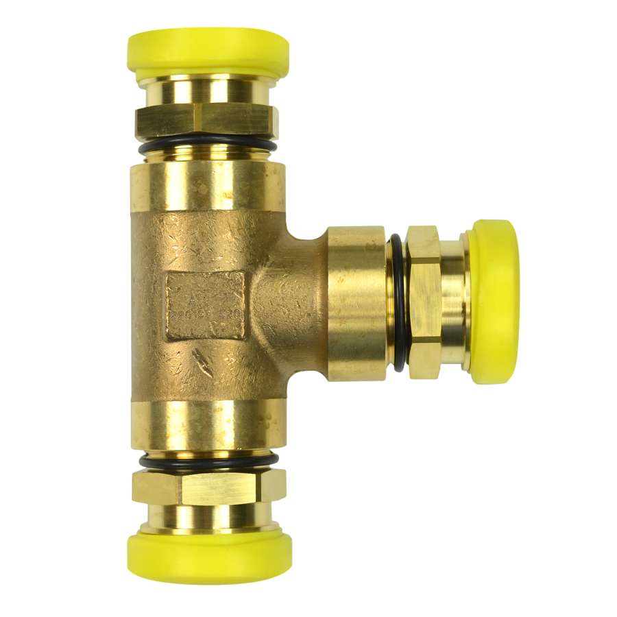 Raccord TE FLEXICLIC réduit DN20/15/15