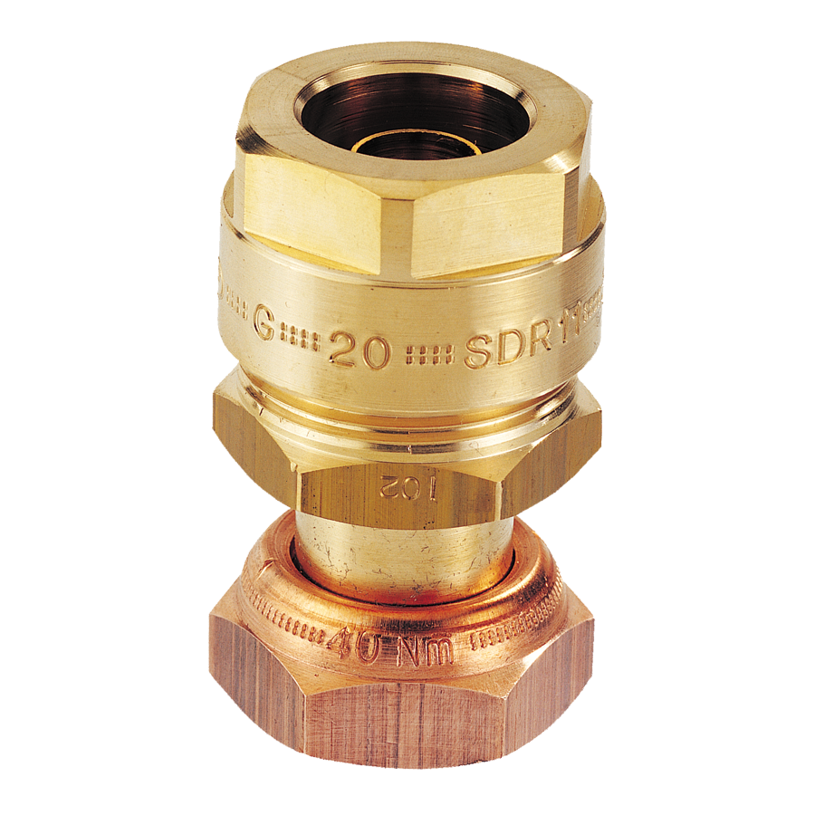 Raccord droit 2 pièces JSC CAL15