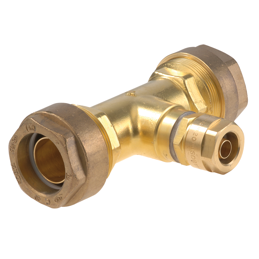 Raccord TE réduction PEHD Ø32 et Ø20