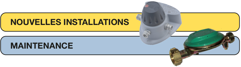 Nouvelles installations ou maintenance